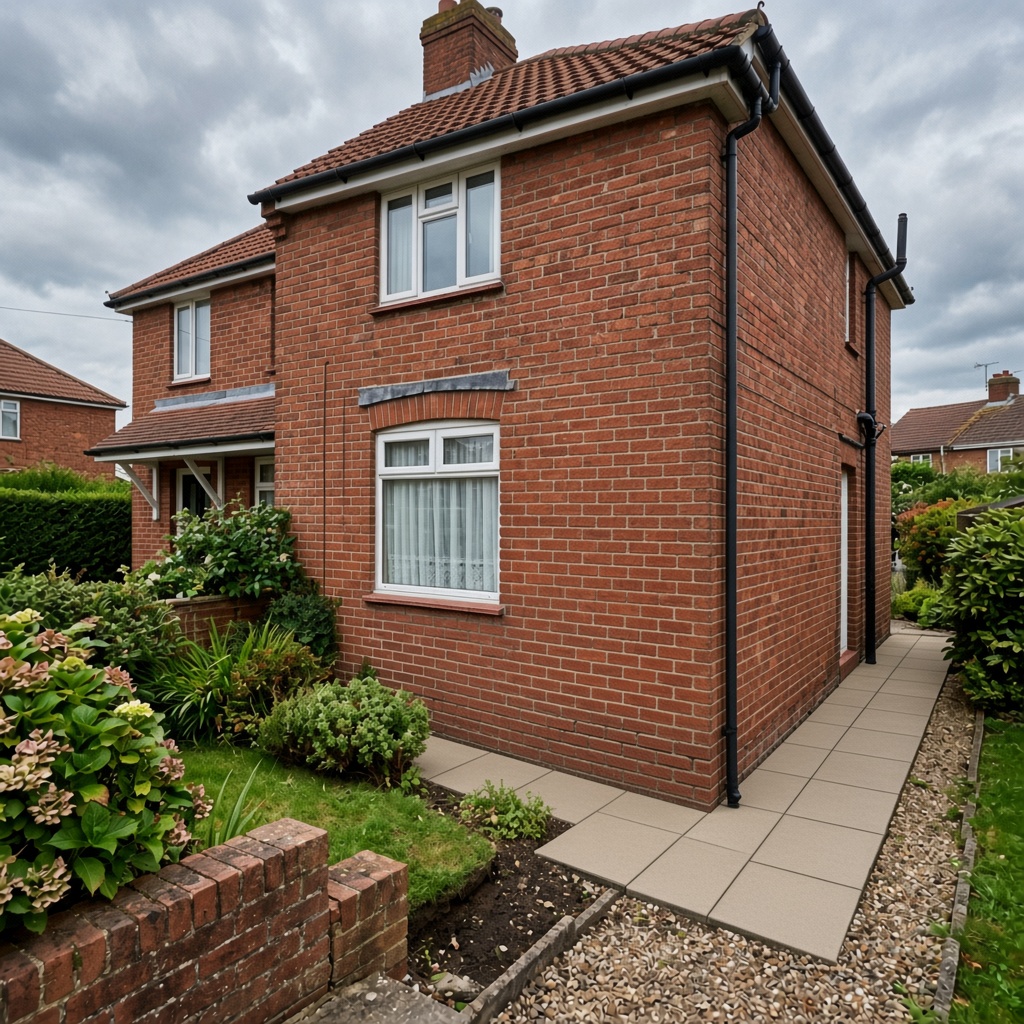 Restored property after subsidence remediation